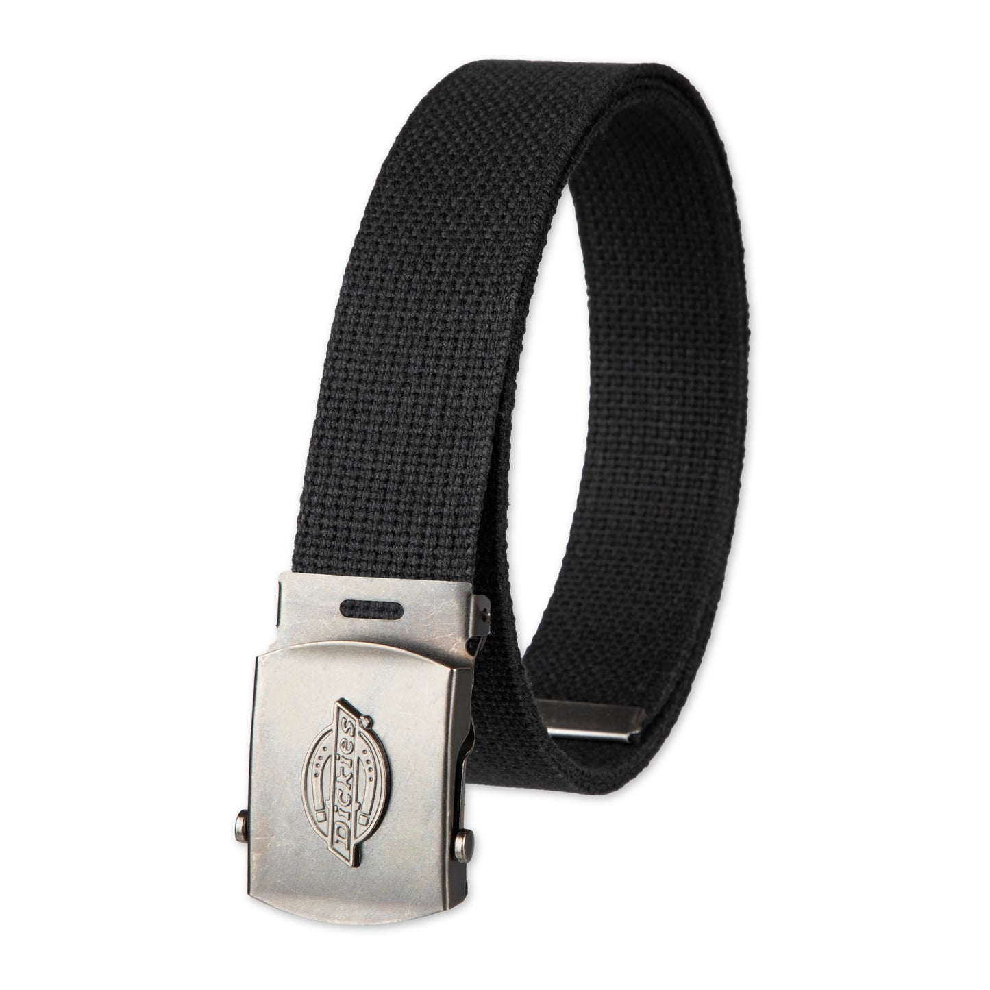 HOTDickies mens Fabric Web Plaque Logo Buckle Belt - Fits Up to Size 42" Waist