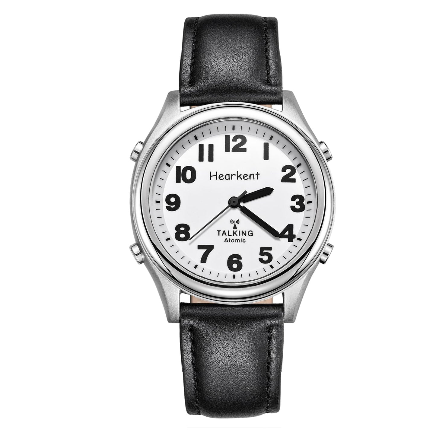 HOTHearkent Atomic American English Talking Watch Speaks Clear and Loud Time, Date and Alarm time Stretch Band is Best Gift for Senior,Visually impaired, or Blind People