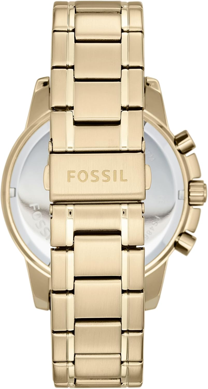 HOTFossil Men's Watch, Dean Quartz Stainless Steel Chronograph Watch for Men