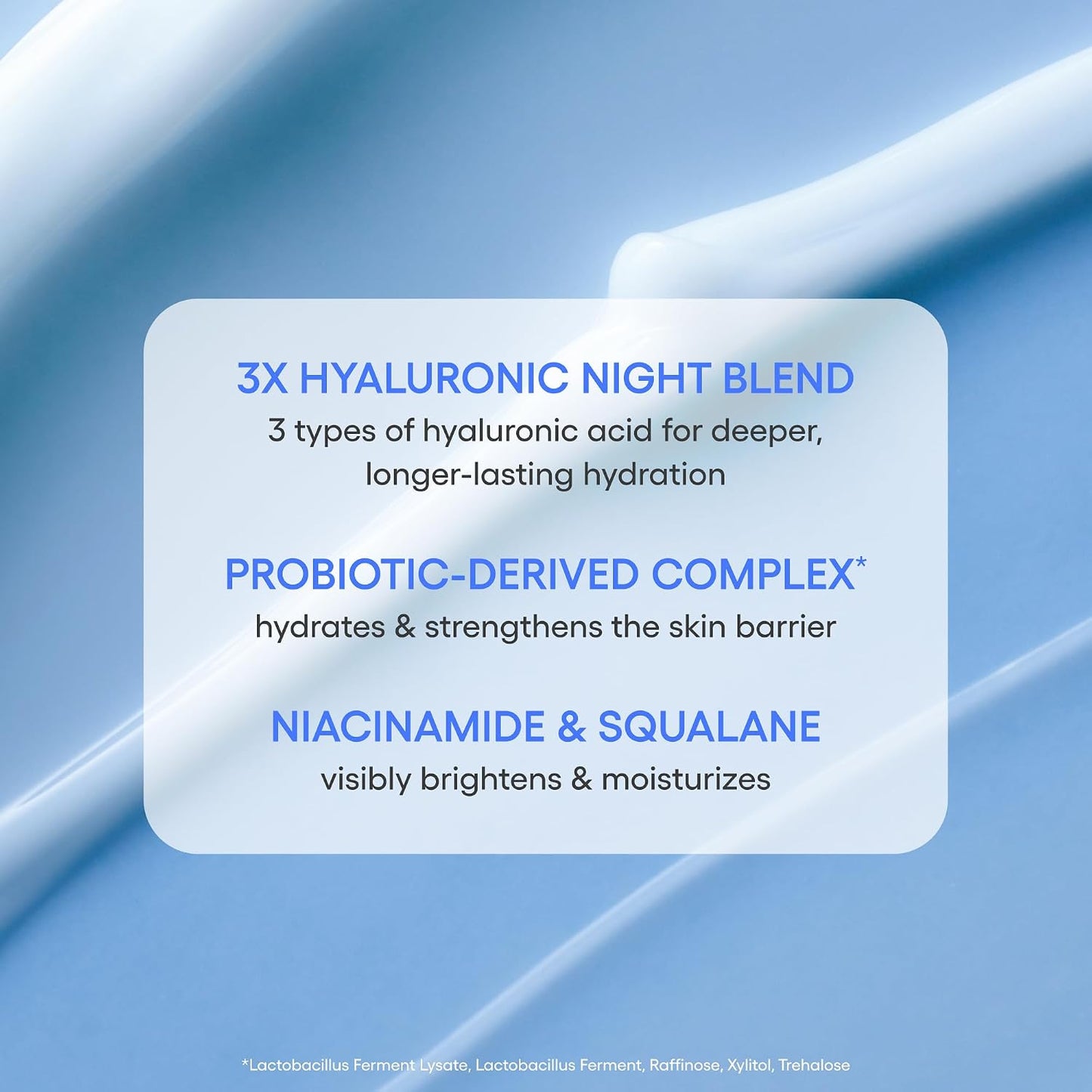 HOTWater Sleeping Mask: Hydrating Korean Overnight Face Mask with Hyaluronic Acid Blend & Niacinamide, for Deep Hydration, Glowing Skin & Barrier Support | Korean Skin Care