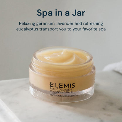HOTELEMIS Pro-Collagen Cleansing Balm Makeup Remover, Hydrating Facial Cleanser, Oil Cleanser, Oil Makeup Remover, Deep Cleanse