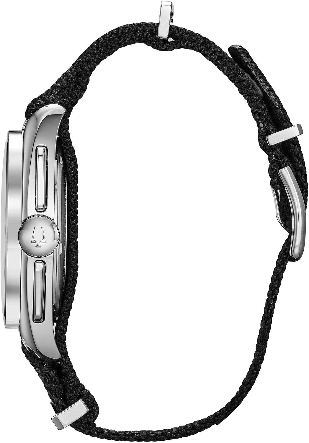 HOTBulova Men's Archive Series Lunar Pilot 6-Hand Chronograph High Performance Quartz Stainless Steel, Black NATO Strap and Sapphire Crystal Style: 96A225