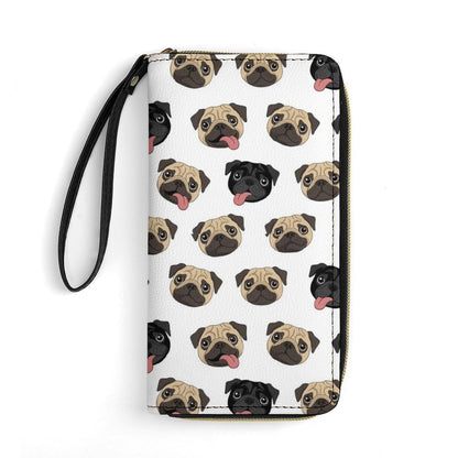 HOTWomen's Wallet Ladies Wristlet, Large Capacity, Zipper Pocket, Perfect for ID Cards, Chicken Cute