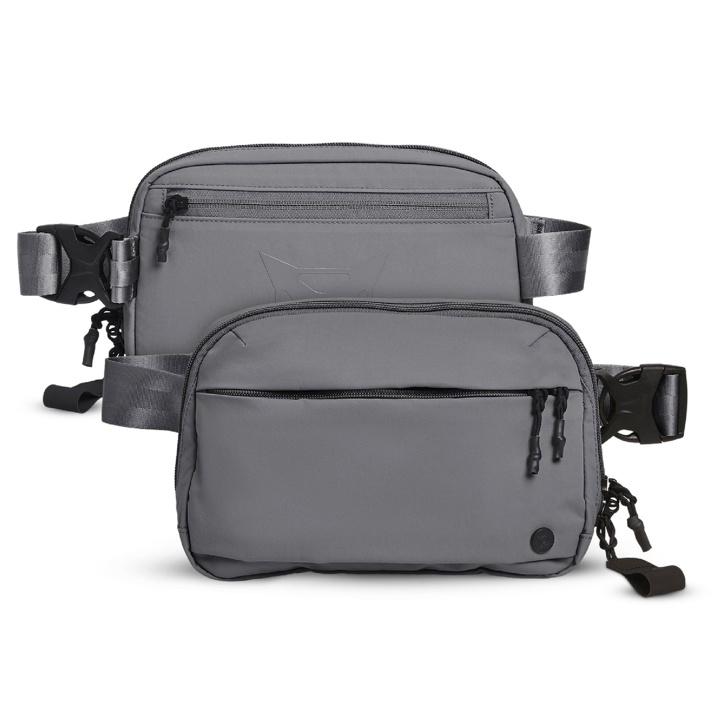 HOTVertx Everyday Tactical Fanny Pack 2.1-100% Nylon Fanny Pack for Men and Women with CCW-Ready Design and Rapid Access Tab - Black - 2L