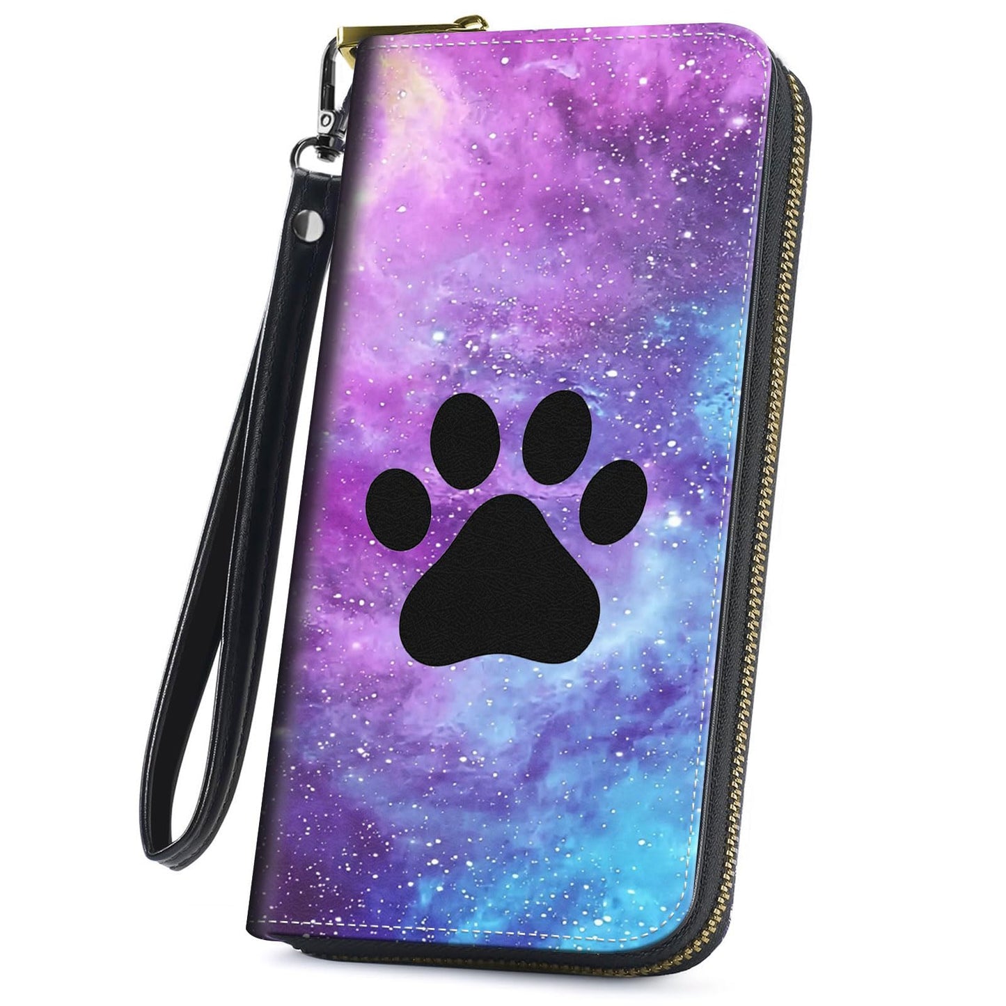 HOTCute Wallets for Women Girls, Large Capacity PU Leather RFID Blocking Clutch Purse with Wristlet