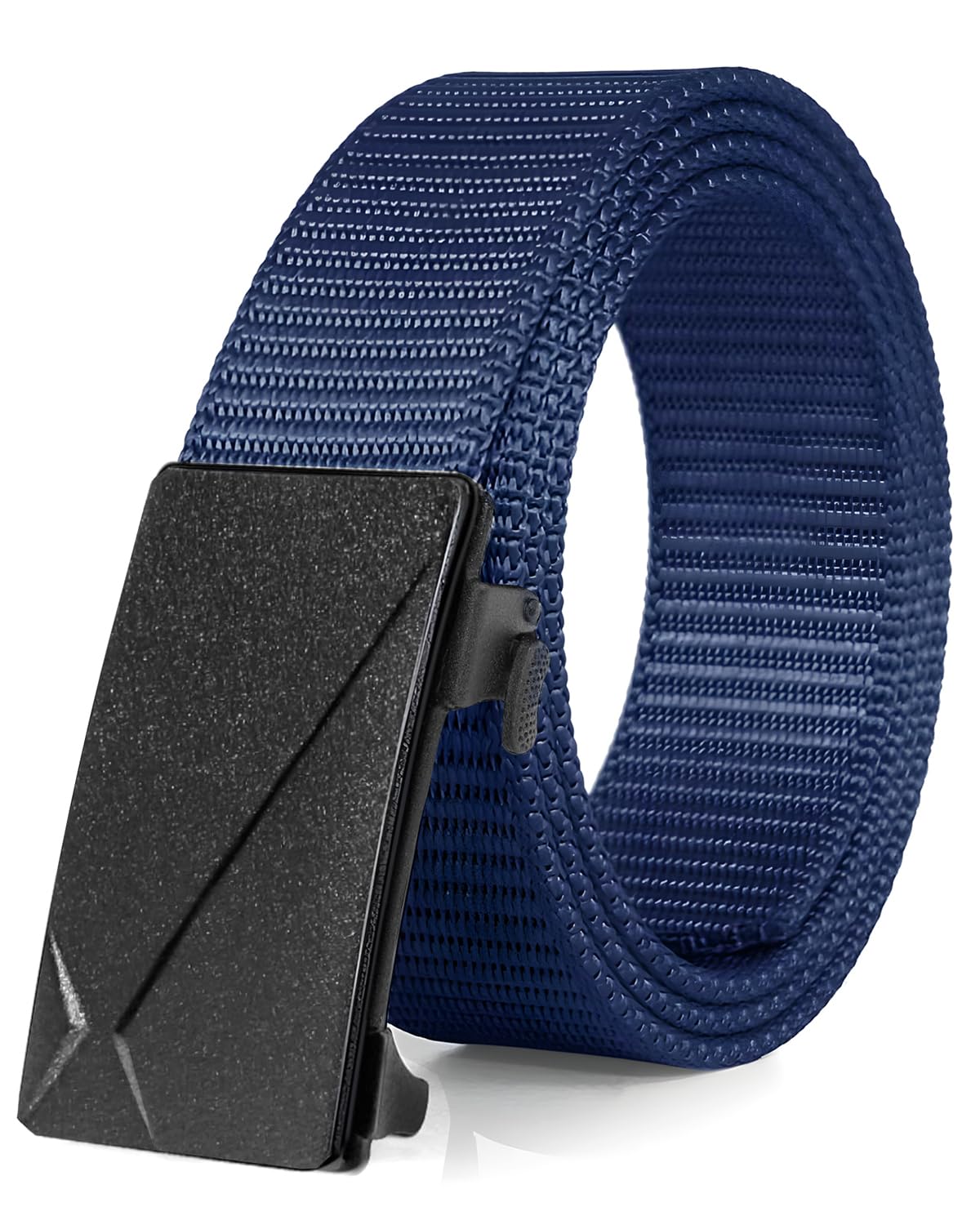 HOTFAIRWIN Men's Ratchet Belt, Nylon Tactical Belt, Adjustable Ratcheting Buckle for Golf Work Casual Outdoor Hiking Daily Wear