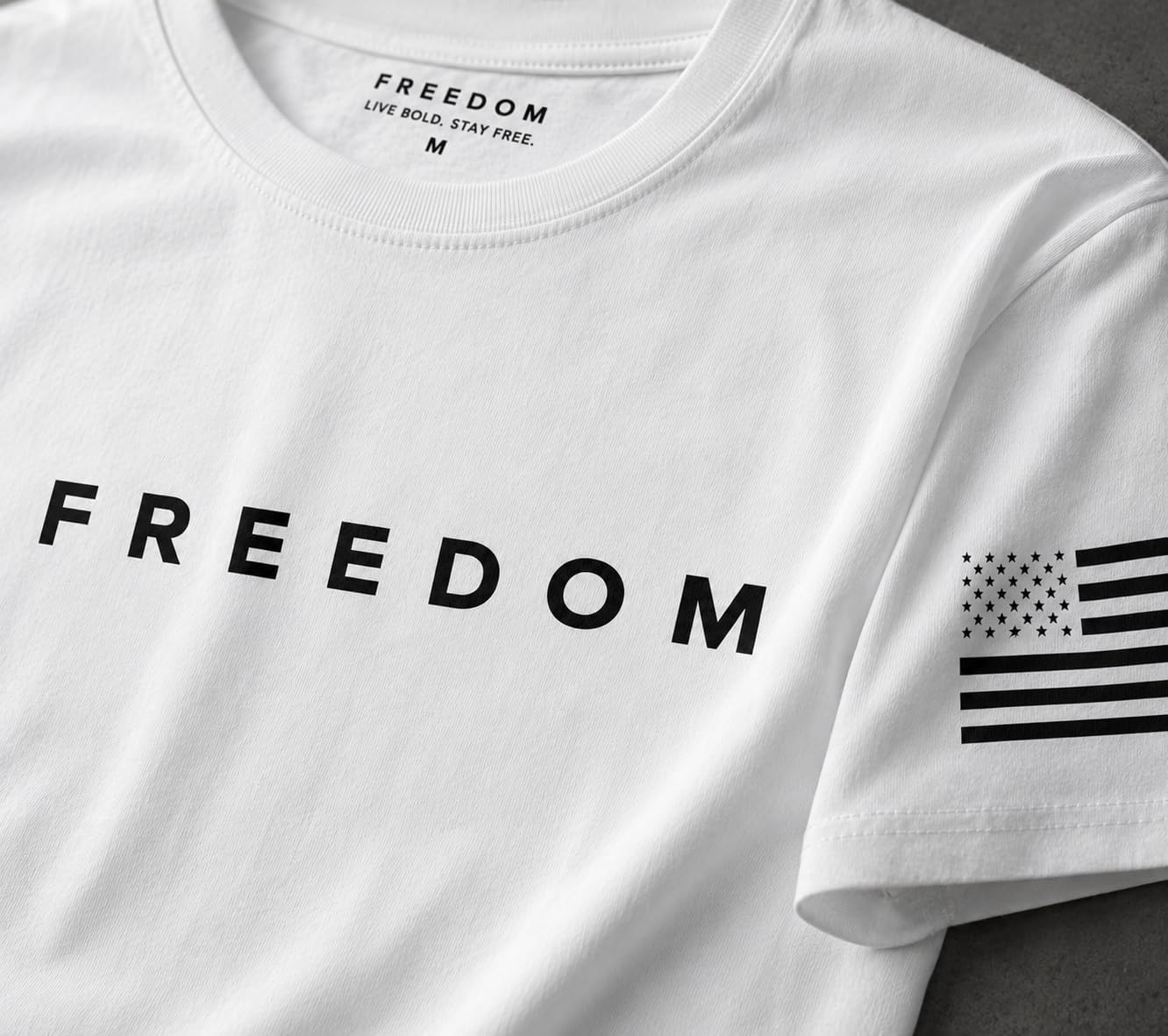 HOTFreedom Charlie Kirk White T Shirt White L I am Charlie Kirk Shirt