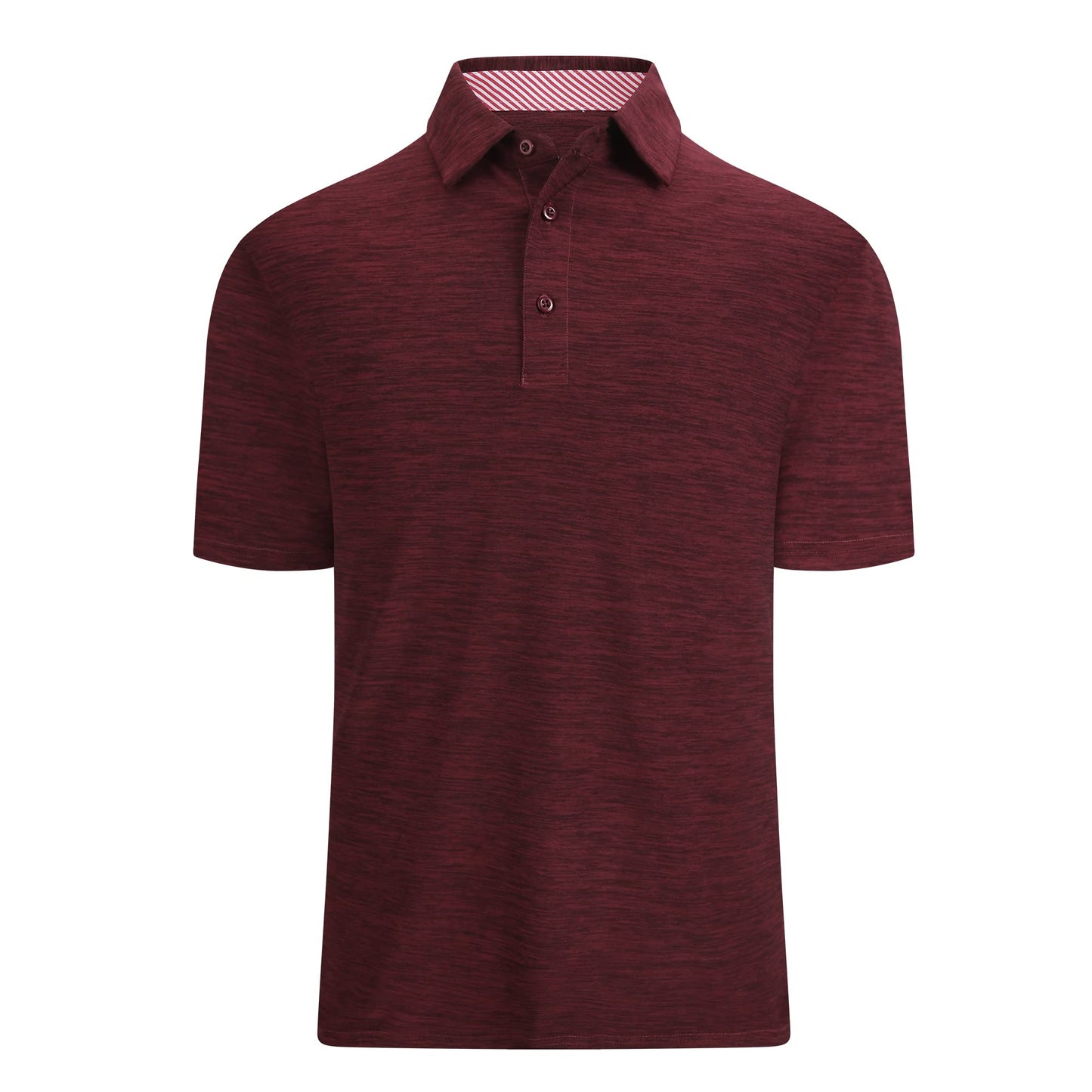 HOTDamipow Premium Golf Shirts for Men Dry Fit Performance Polo Short Sleeve Collared Shirt