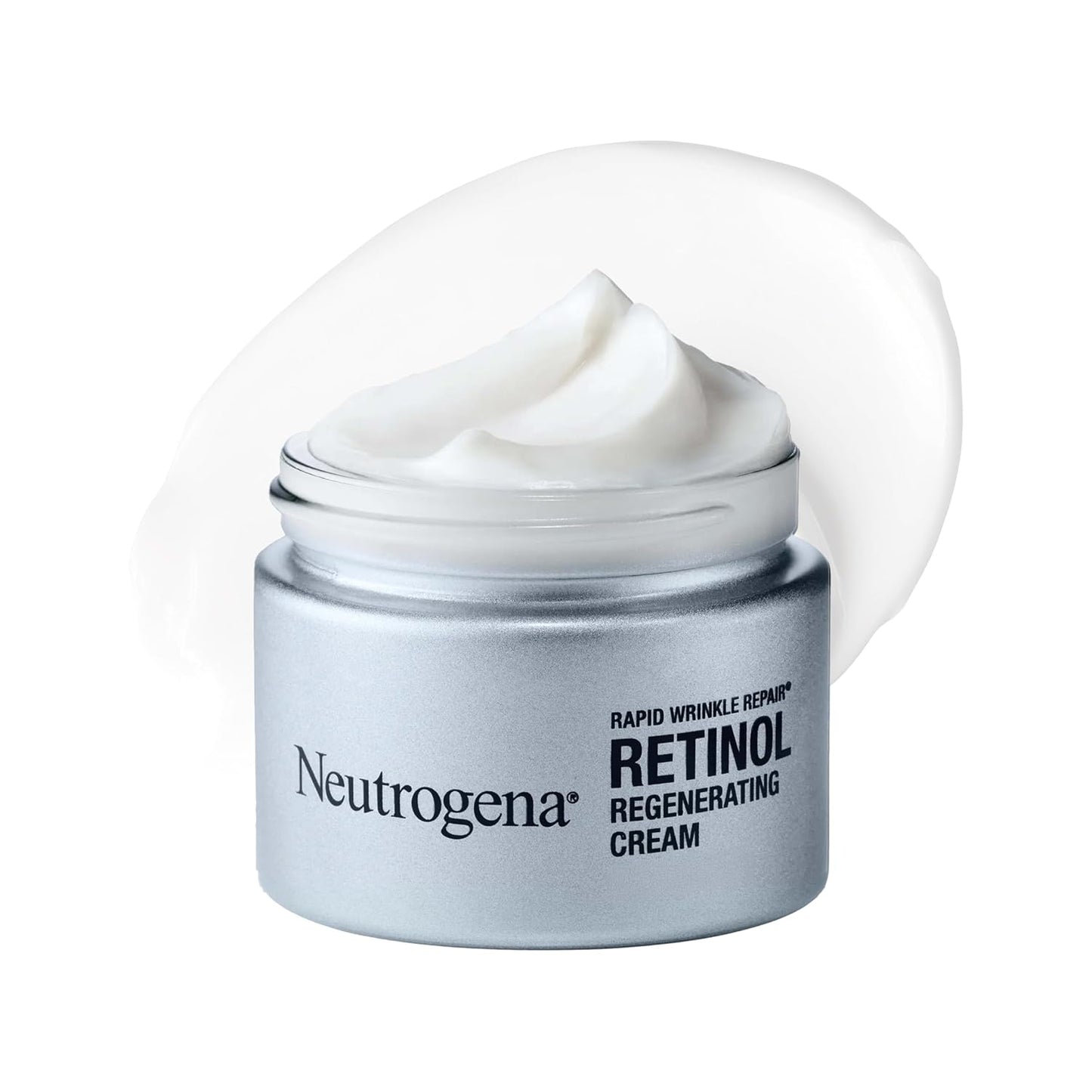 HOTNeutrogena Rapid Wrinkle Repair Retinol Face Moisturizer, Daily Anti-Aging Face Cream with Retinol & Hyaluronic Acid to Fight Fine Lines, Wrinkles, & Dark Spots, 1.7 oz