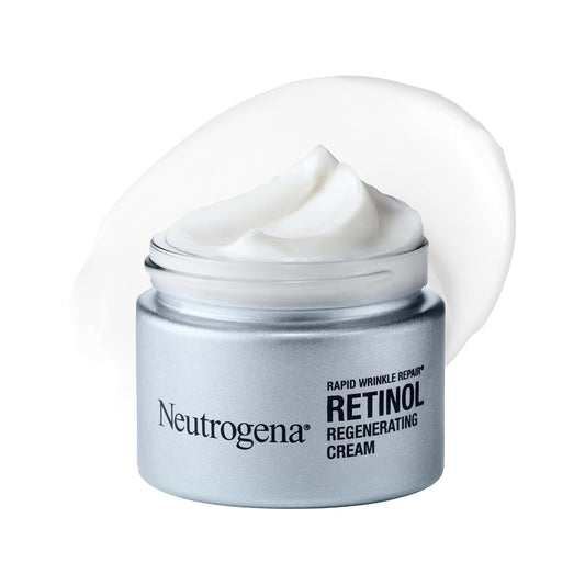 HOTNeutrogena Rapid Wrinkle Repair Retinol Face Moisturizer, Daily Anti-Aging Face Cream with Retinol & Hyaluronic Acid to Fight Fine Lines, Wrinkles, & Dark Spots, 1.7 oz