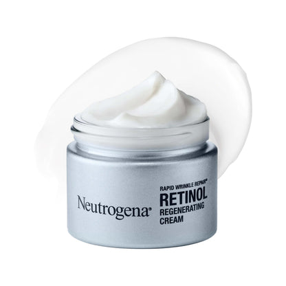 HOTNeutrogena Rapid Wrinkle Repair Retinol Face Moisturizer, Daily Anti-Aging Face Cream with Retinol & Hyaluronic Acid to Fight Fine Lines, Wrinkles, & Dark Spots, 1.7 oz