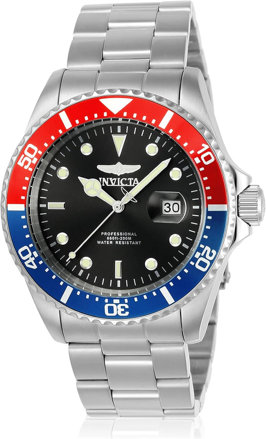 HOTInvicta Men's 22019 Pro Diver Analog Display Quartz Silver Watch