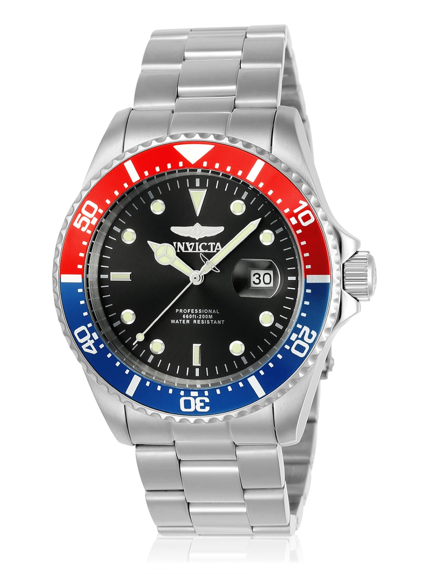 HOTInvicta Men's 22019 Pro Diver Analog Display Quartz Silver Watch