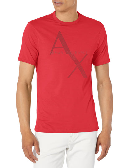 HOTAX Armani Exchange Men's Crew Neck Logo Tee