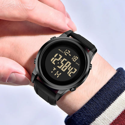HOTMilitary Silver Waterproof Sports Wrist Watches for Men Digital Tactical Mens Sport Watches Waterproof Military