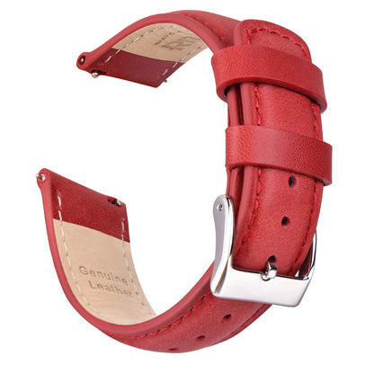 HOTRitche Christmas Gift Quick Release Leather Watch Bands Genuine Watch Straps for Men Women Top Grain Leather Watch Strap, White Elephant Gifts, Stocking Stuffers for Men, Father's Day gifts