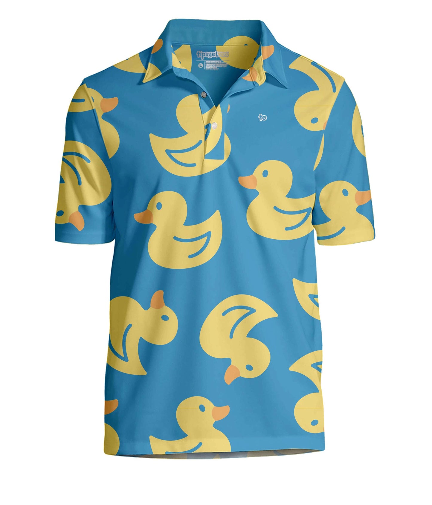 HOTTipsy Elves Men’s Golf Polo Shirt - Moisture Wicking, Stretch Fabric, Athletic Fit - Performance Polo