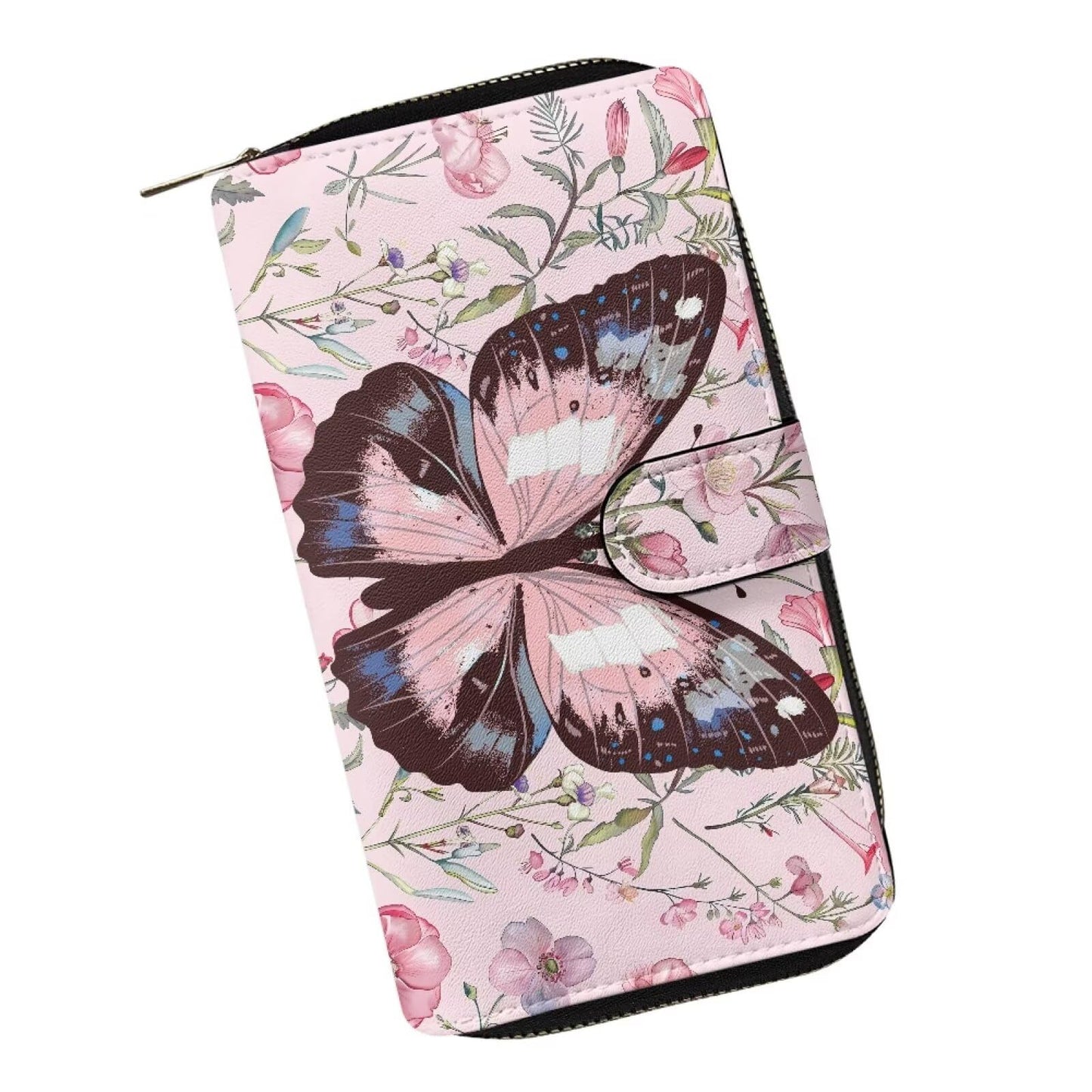 HOTCOEQINE Animal Wallet, Cute Chicken Long Leather Money Bag, Handbag With Zipper for Coin Phone, Travel Handbag for Party