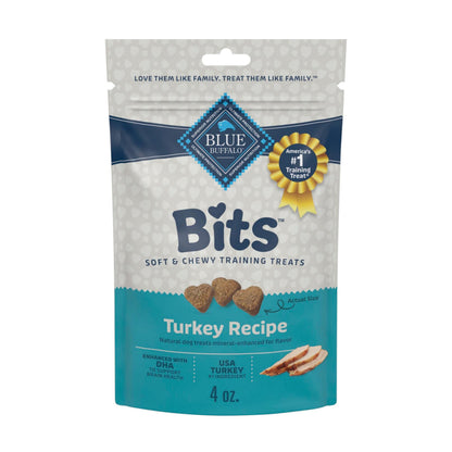 HOTBlue Buffalo Bits Beef Soft & Chewy Dog Treats, Bite-Sized for Training, Made with Real Beef & Enhanced with DHA, Heart-Shaped Dog Treats, Made in the USA with Natural Ingredients, 19 oz.