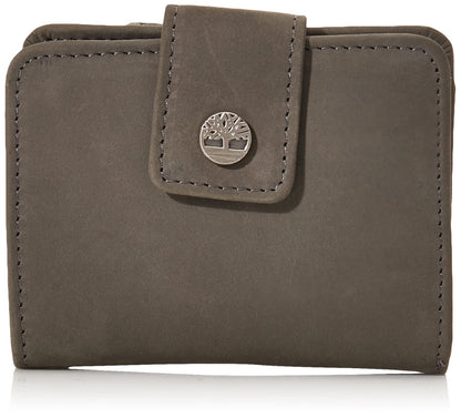 HOTTimberland Women's Leather Rfid Small Indexer Wallet Billfold, Red, One Size