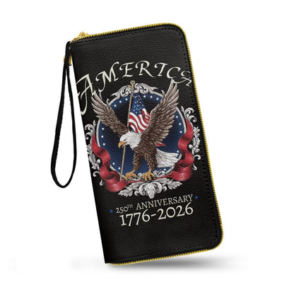 HOTMacaw Bird Lover Print Womens Wallet Leather Zip Around Wallet Tropical Forest Scarlet Macaw Parrot Long PU Leather Card Organizer Clutch with Wristlet