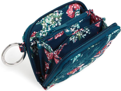 HOTVera Bradley womens Cotton Petite Zip-around Wallet With Rfid Protection