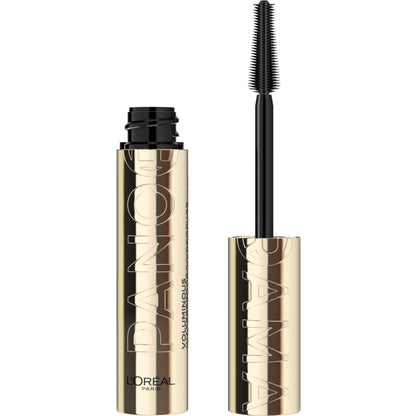 HOTL'Oreal Paris Voluminous Panorama Mascara, Volumizing and Lengthening Mascara, Washable Longwear and Smudge Resistant Make Up, Blackest Black, 0.33 Fl Oz