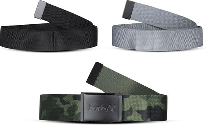 HOTHurley Men's Belts (3-pack)
