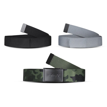 HOTHurley Men's Belts (3-pack)