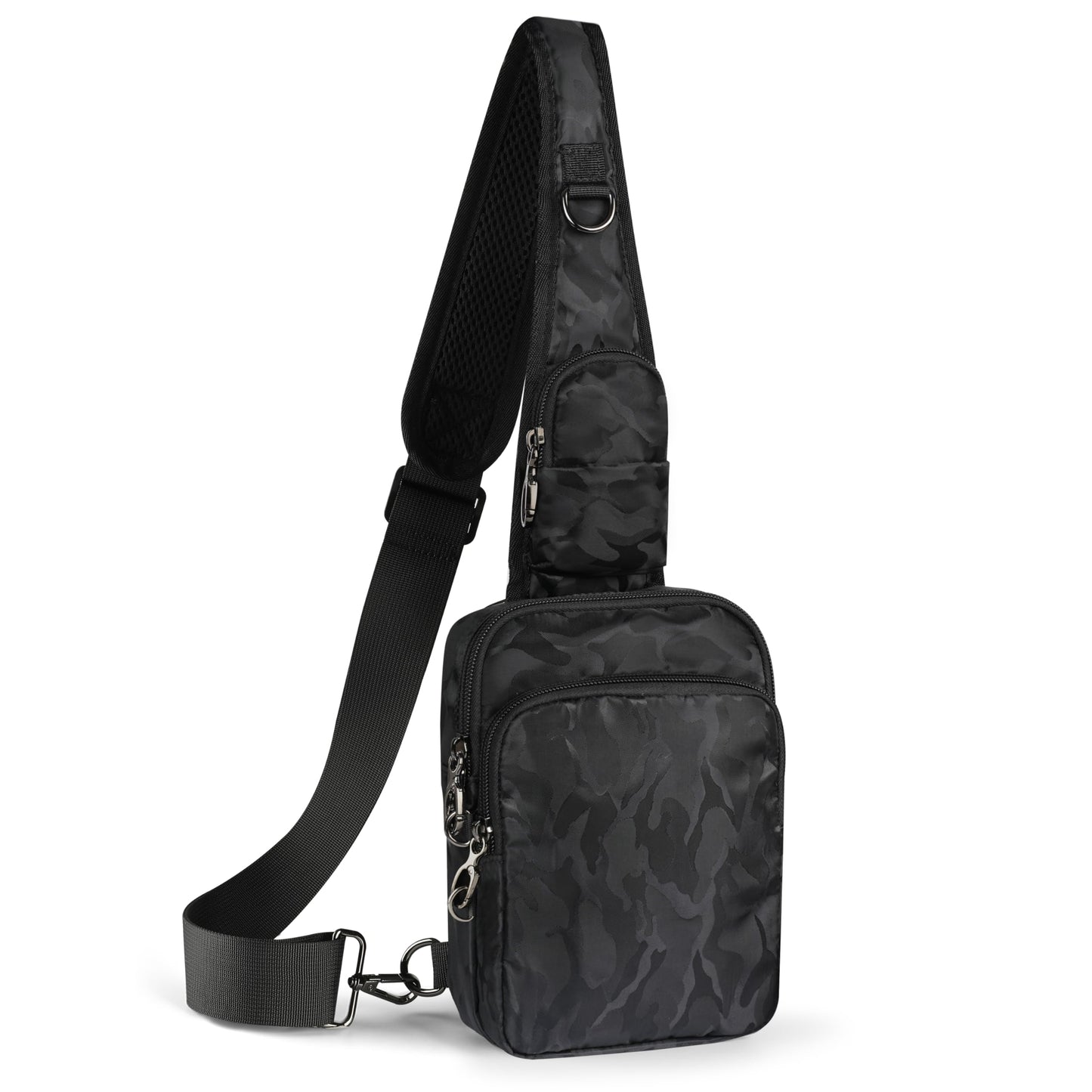 HOTVADOO Sling Bag, Crossbody Bag with Zipper Lock, RFID Blocking & Water Resistant for Men and Women