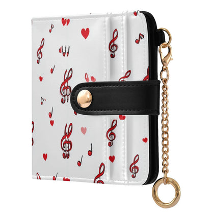 HOTElegant Peonies and Irises Rfid Women Wallet 1 Pack Cute Coin Purse PU Leather Small Wallets Credit Card Holder Bifold Zipper Thin Travel Wallet for Female Ladies Teen Girls Girly