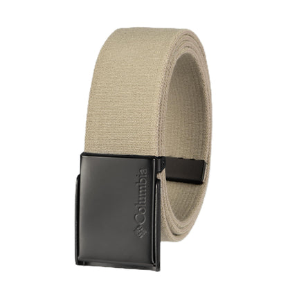 HOTColumbia Men's Military Plaque Buckle Fabric Belt- One Size 42" Length - Everyday and Outdoor Wear