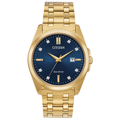 HOTCitizen Men's Classic Peyton 3-Hand Eco-Drive Watch, Date, Sapphire Crystal, Diamond Markers