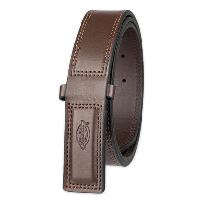 HOTDickies Men's Dickies Unisex Leather Mechanic No-Scratch Work Belt - Buckleless, Snap-On Belt
