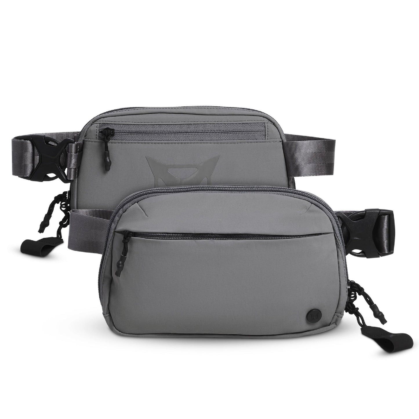 HOTVertx Everyday Tactical Fanny Pack 2.1-100% Nylon Fanny Pack for Men and Women with CCW-Ready Design and Rapid Access Tab - Black - 2L