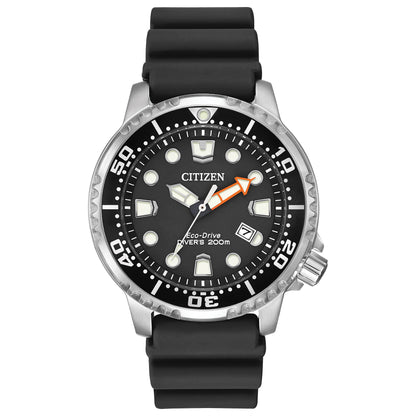 HOTCitizen Promaster Dive Eco-Drive Watch, 3-Hand Date, ISO Certified, Luminous Hands and Markers, Rotating Bezel