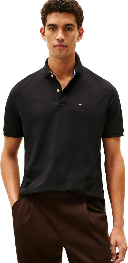 HOTTommy Hilfiger Men's Short Sleeve Cotton Pique Polo Shirt in Classic Fit