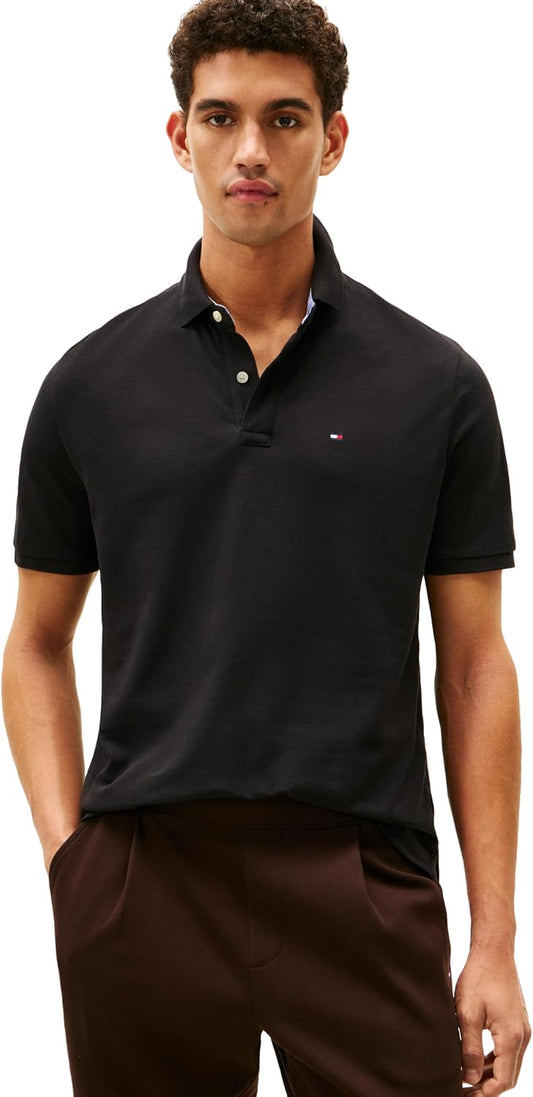 HOTTommy Hilfiger Men's Short Sleeve Cotton Pique Polo Shirt in Classic Fit