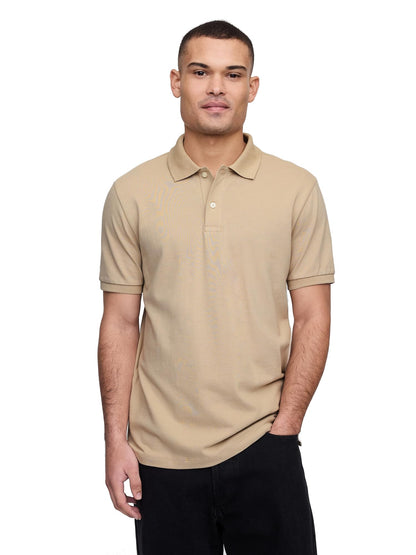HOTGap Men's Stretch Pique Polo Shirt