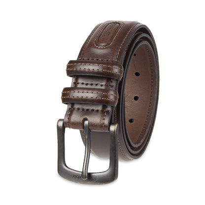 HOTColumbia Men's Leather Casual Belt Tan & Brown Classic Style for Everyday Wear