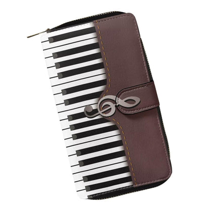 HOTCOEQINE Animal Wallet, Cute Chicken Long Leather Money Bag, Handbag With Zipper for Coin Phone, Travel Handbag for Party