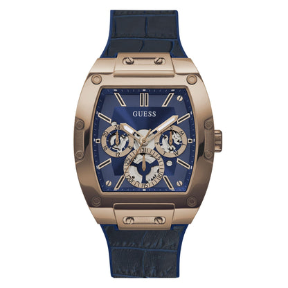 HOTGuess Men's GW0G Series| Analog Trend Watch| Polycarbonate Case| Silicone Bracelet | 50M Water Resistance