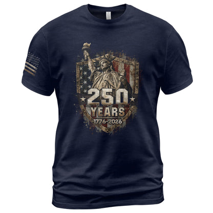HOTAmerican 250th Anniversary Shirts, Mens Patriotic Shirts | Celebrate 250 years of history with these patriotic shirts, featuring vintage designs and soft, comfortable fabric