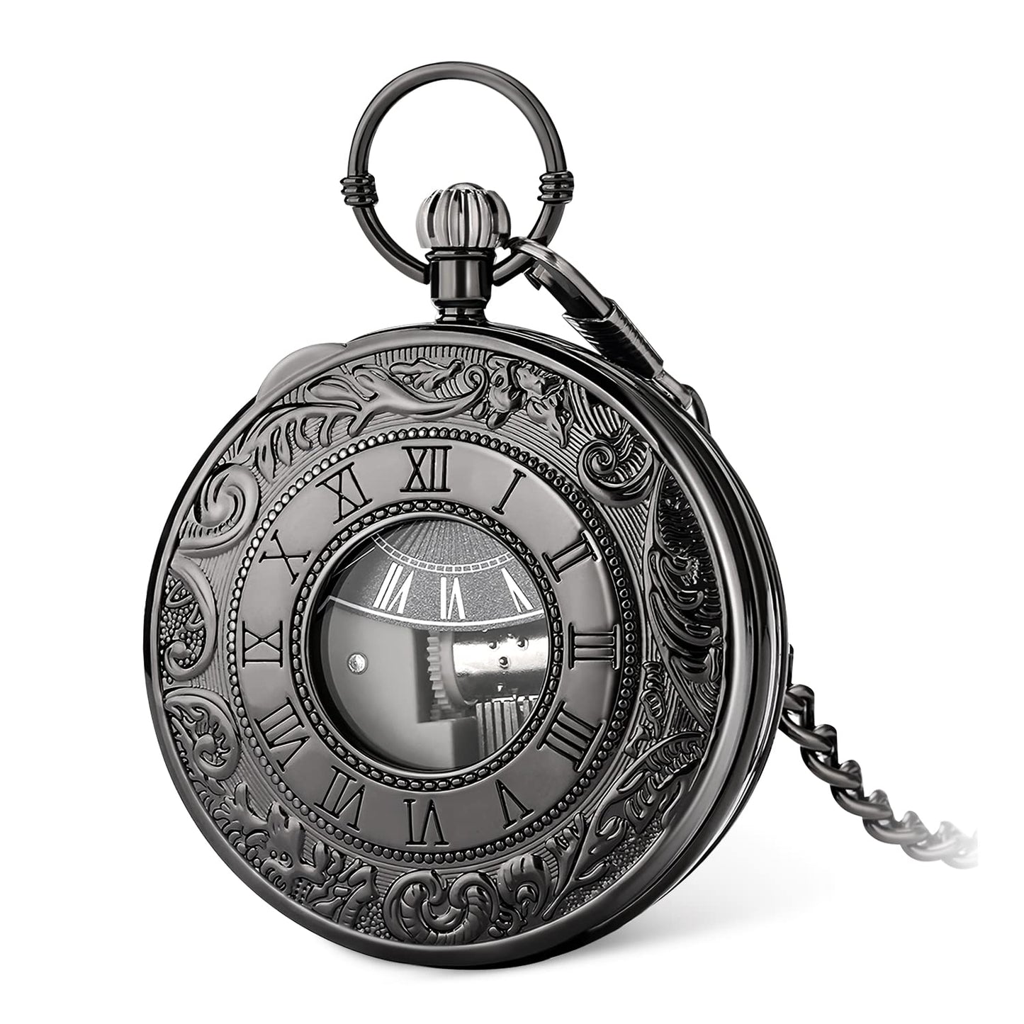 HOTMens Pocket Watch Birthday Gifts from Unique Gift Ideas for Christmas Fathers Day Pocket Watch
