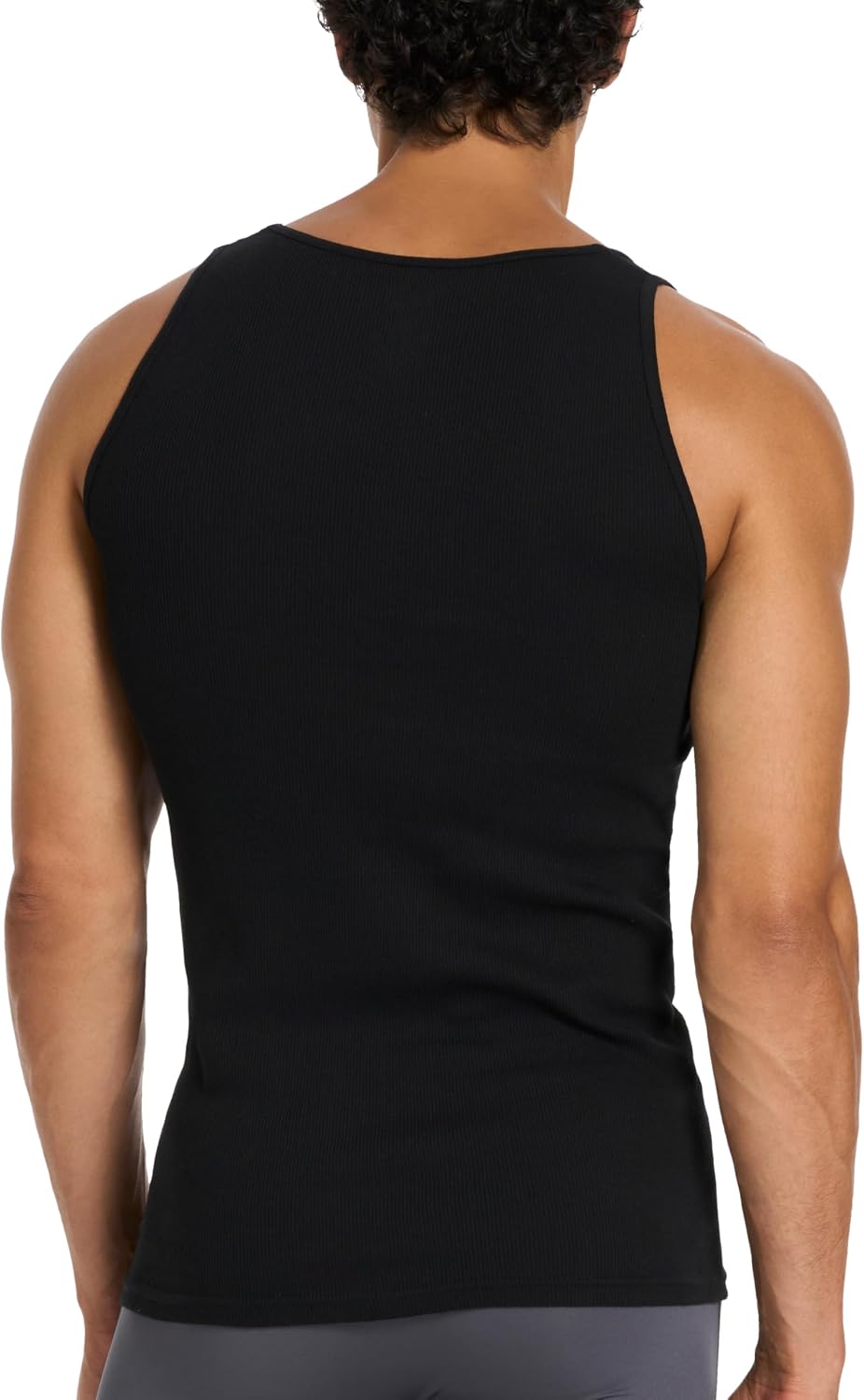 HOTPuma Men's 5 Pack Cotton Rib Tank Top