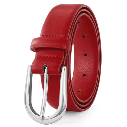 HOTWomen Belt for Jeans Pants Fashion Gold Buckle Ladies Dress Waist Belt