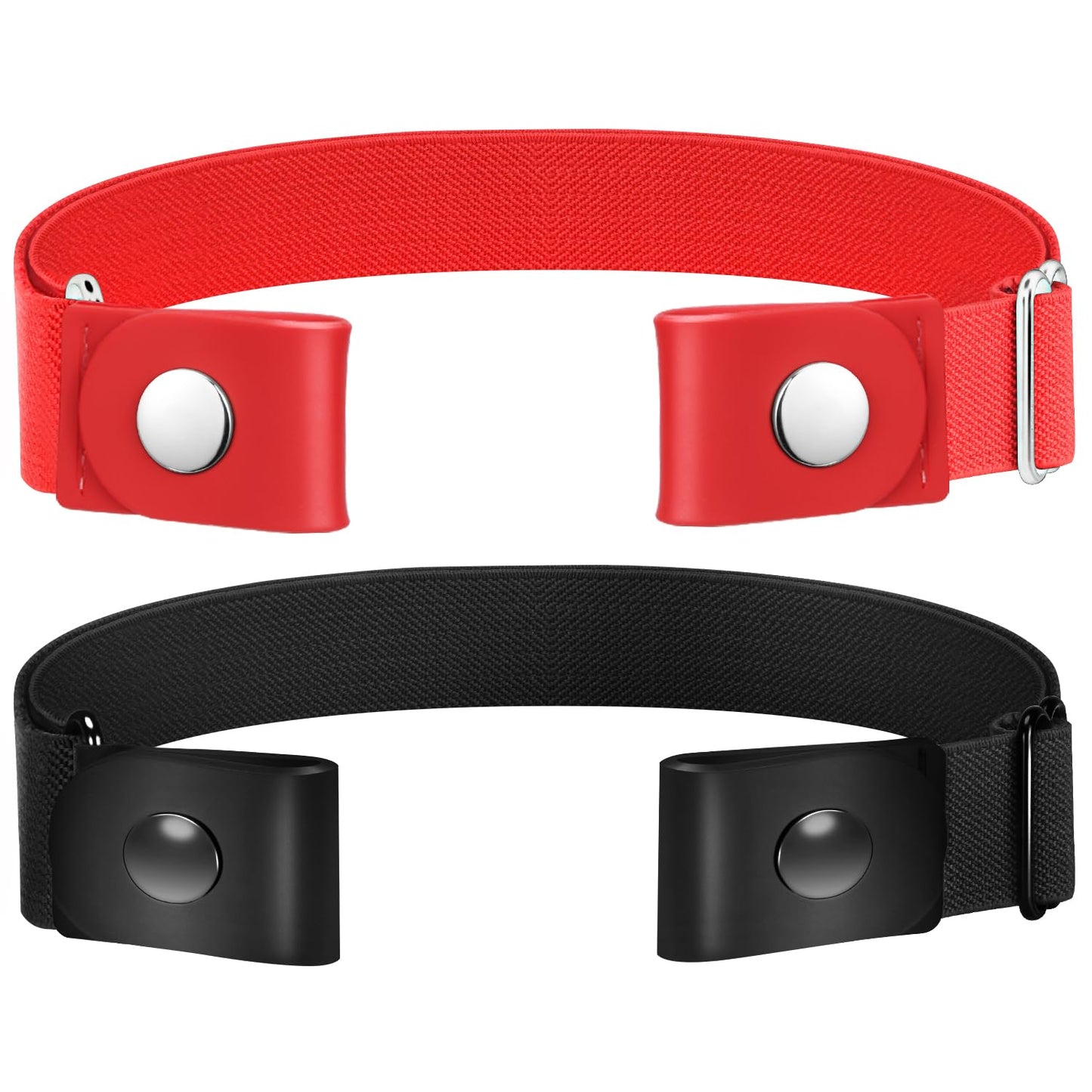 HOTTOURZOO Belts for Women/Men Buckle Free Elastic Belt Invisible No Buckle Stretch Waist Belt For Jean Pants,Dresses,No Bulge