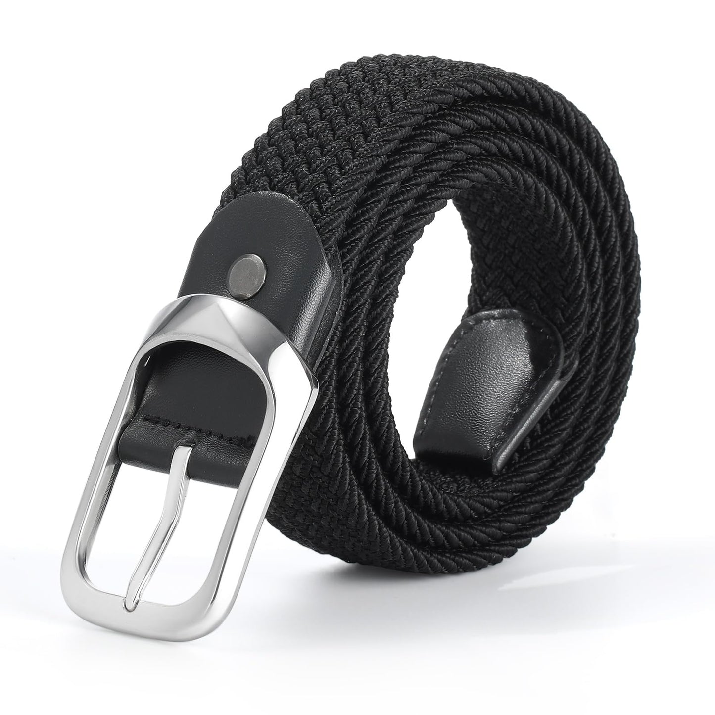 HOTAWAYTR Women Braided Elastic Belt - Women Stretch Woven Fabric Belt for Jeans