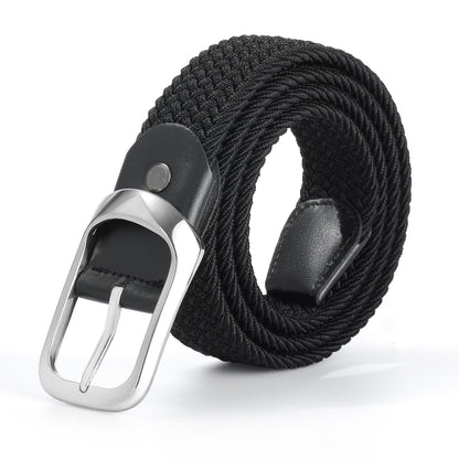 HOTAWAYTR Women Braided Elastic Belt - Women Stretch Woven Fabric Belt for Jeans