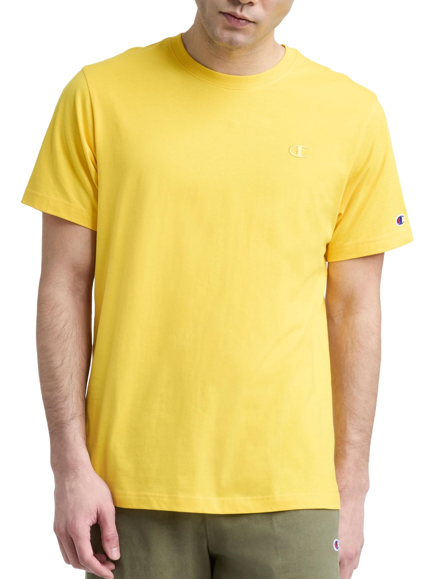 HOTChampion Men's Classic Short Sleeve T-Shirt, Standard Fit, Midweight 100% Cotton, Available in Regular and Big & Tall